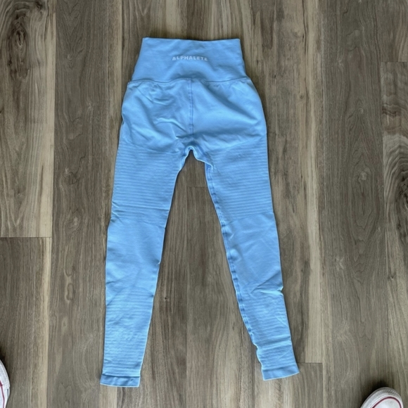 Alphalete Pants - Alphalete R6 Blue Leggings